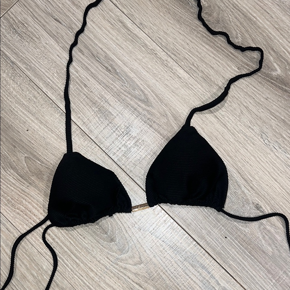 Black Triangle Bikini Top from Brazil